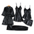5-i-1 Satin Nattkläder Set | Satin Nattlinne & Pyjamas | Lyxigt Sovplagg Dam