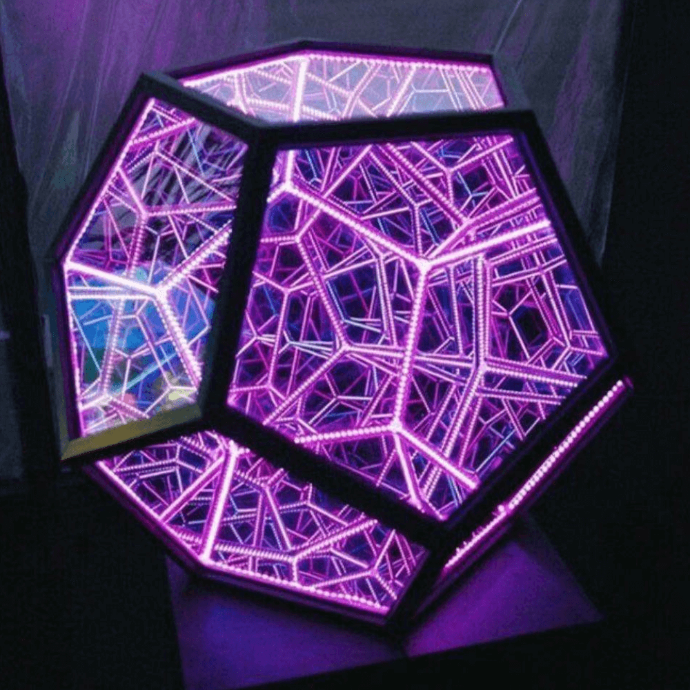 3D Geometrisk Nattlampa