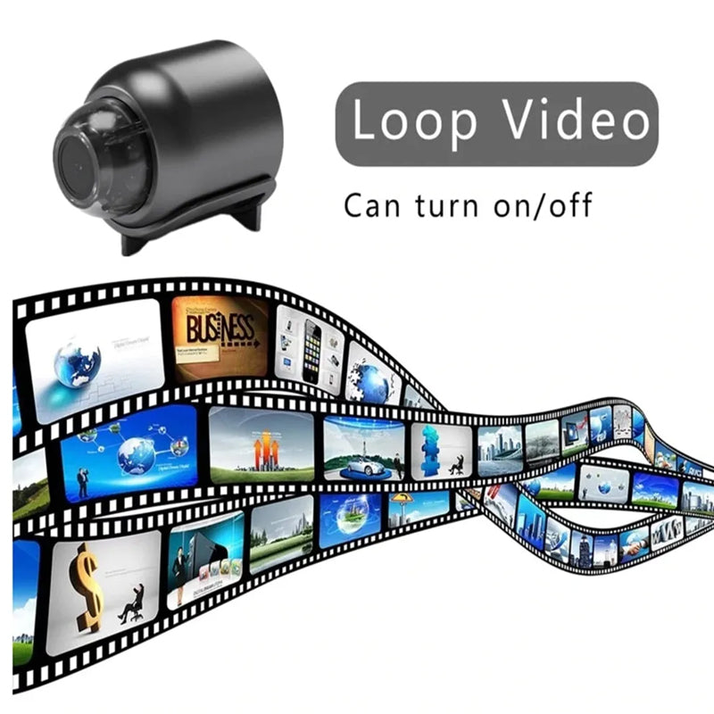Trådlös Övervakningskamera Inomhus 1080p HD med WiFi och Nattvision-3
