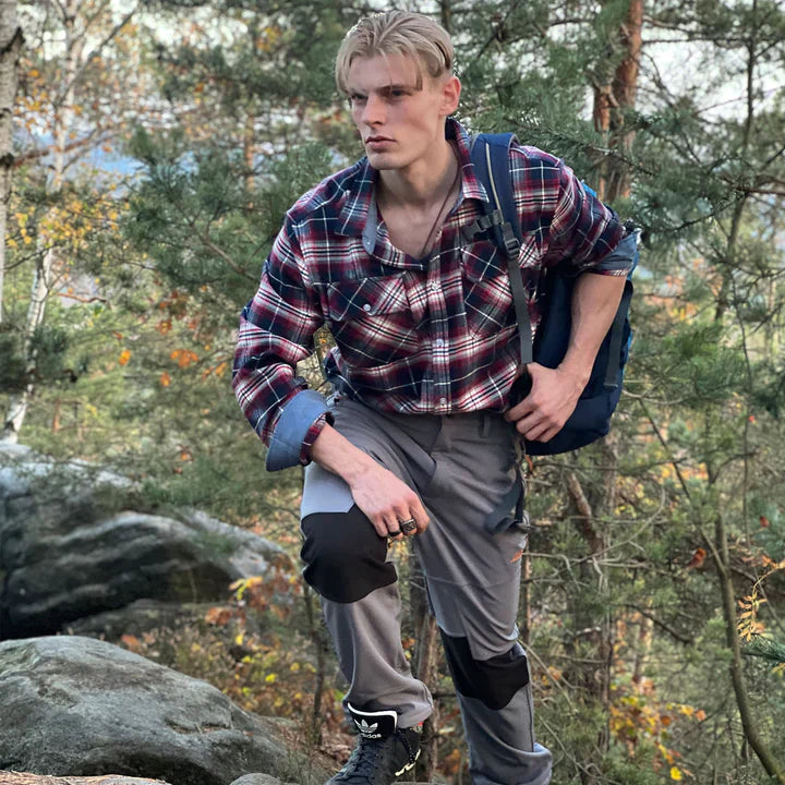 Variant image for Herrskjorta Flanellfodrad Casual 100% Bomull-18