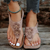 Strand sandaler med tofsar