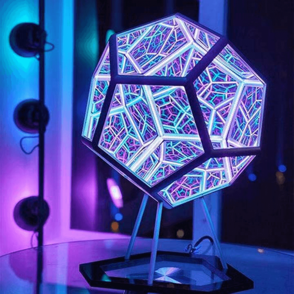 3D Geometrisk Nattlampa