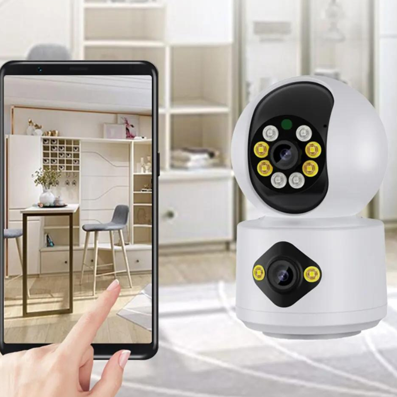 Smart 4MP-kamera med dubbla linser