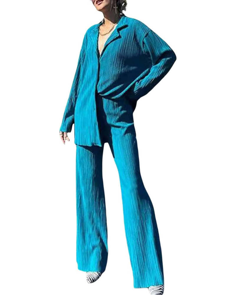 Elegant plisserad duo för kvinnor