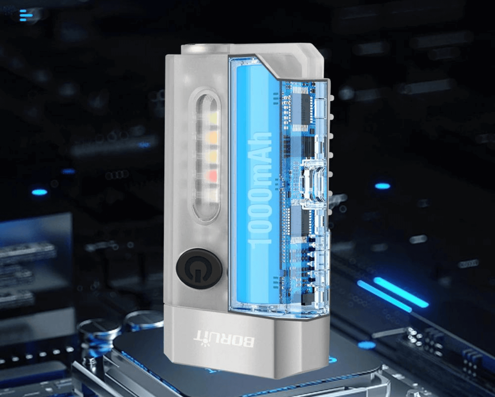 Uppladdningsbar Nyckelring Ficklampa