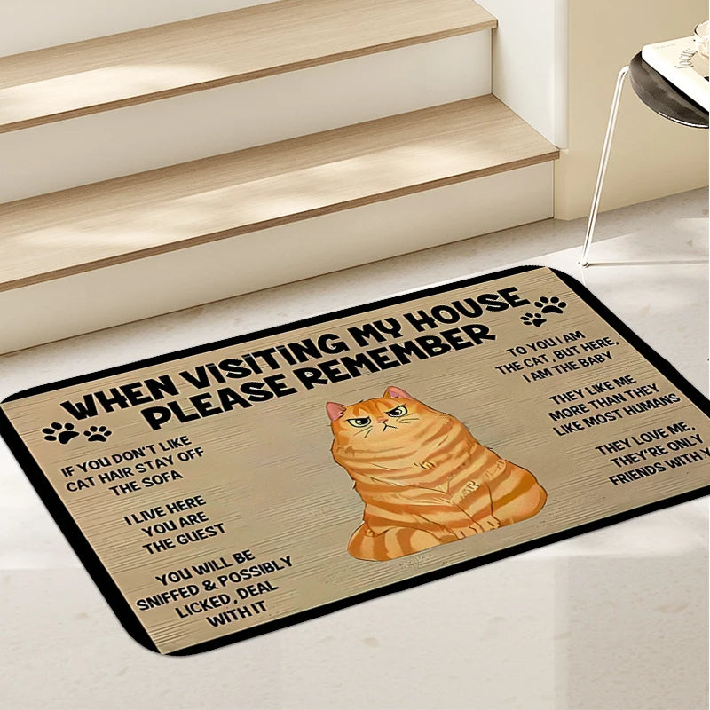 Katt Välkomstmatta - För alla kattälskare