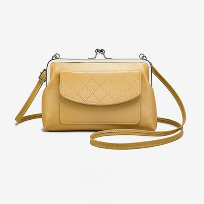 Dam Crossbody Väska Kompakt Design med Läppformad Stängning 2