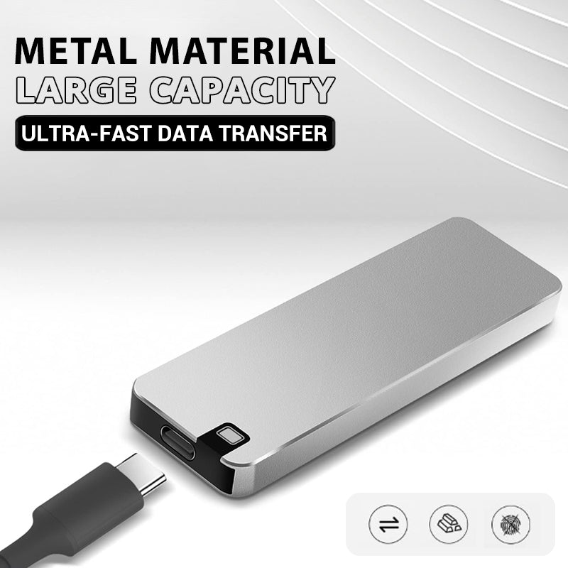 Bärbar SSD Hårddisk Kompakt USB 3.2 Snabb Lagring-3