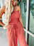 Dam Jumpsuit Axel-Fria Elegant Polyester med Fickor-2