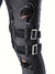 Herr Biker Jeans Avslappnad Denim Med Quiltade Detaljer-6