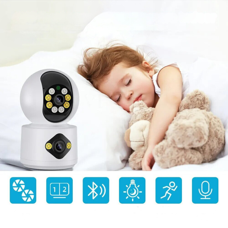 Smart 4MP-kamera med dubbla linser