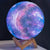 Multicolor 3D Månlampa