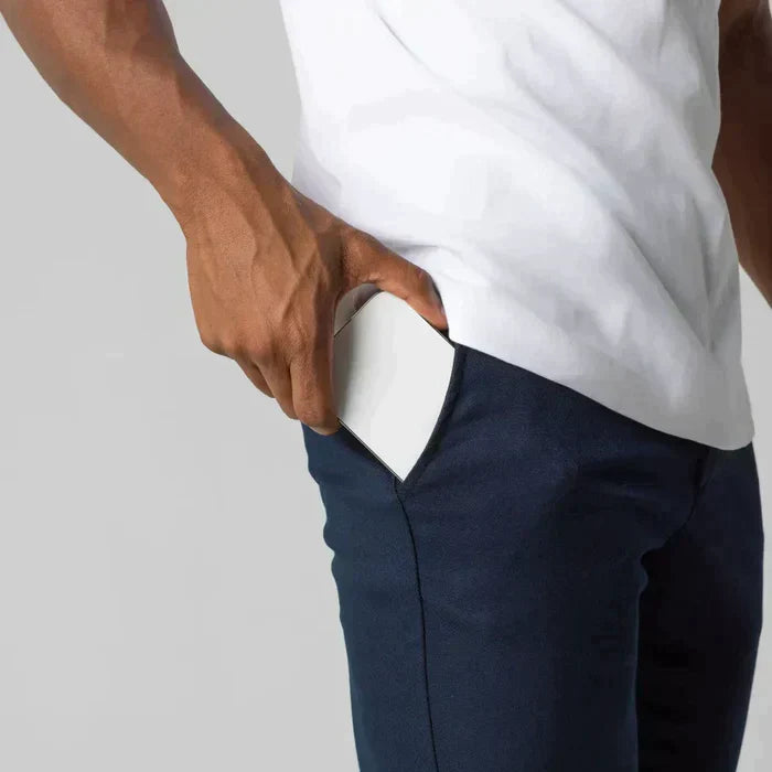 Herrbyxor Chinos Slim Fit 100% Bomull Modern Design-6