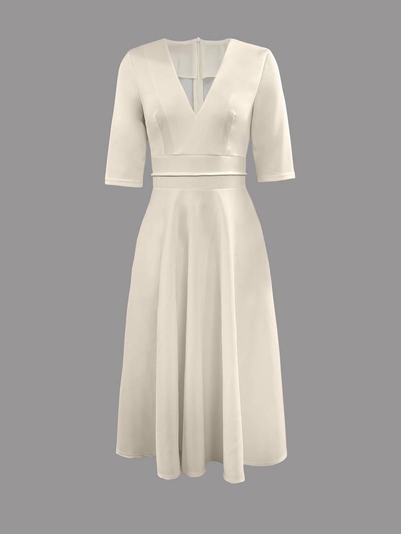 Dam A-linje Klänning Retro 60-tal Swing Stil 4