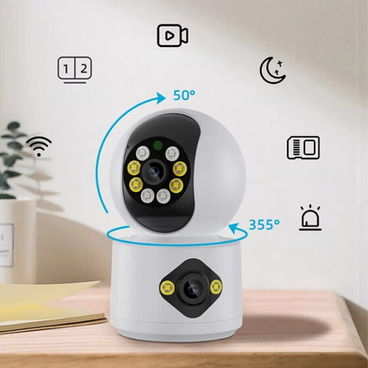 Smart 4MP-kamera med dubbla linser