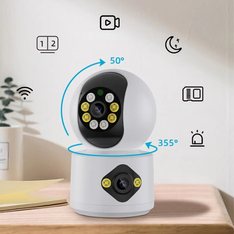 Smart 4MP-kamera med dubbla linser