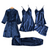 5-i-1 Satin Nattkläder Set | Satin Nattlinne & Pyjamas | Lyxigt Sovplagg Dam