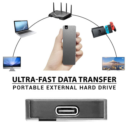 Bärbar SSD Hårddisk Kompakt USB 3.2 Snabb Lagring-4