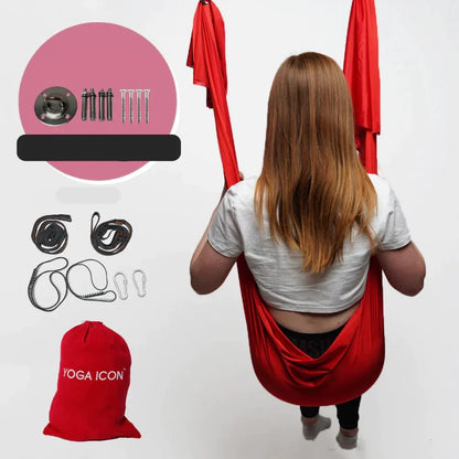 Variant image for Unisex Yoga Hammock Justerbar Polyester för Avkoppling och Träning-2