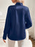 Dam Blus Vit Elegant Silkelook Klassisk Feminin Design Polyester-4