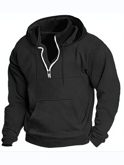 Variant image for Herrar Hoodie Avslappnad Bomull för Fritid och Aktiviteter-29