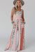 Dam Jumpsuit Elegant Bredbenad Polyester-2