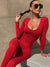 Dam Jumpsuit Snäv Passform Polyester-2