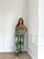 Dam Jumpsuit Halterneck Vintage Polyester Bredben-5