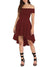 Dam Off-Shoulder Klänning Elegant Silhuett 5