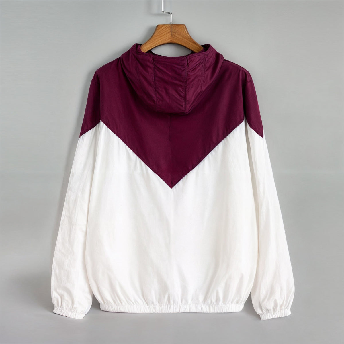 Tvåfärgad vindjacka