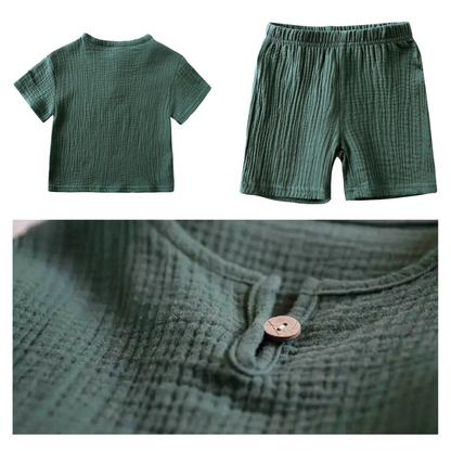 Andningsbar T-shirt shorts för barn