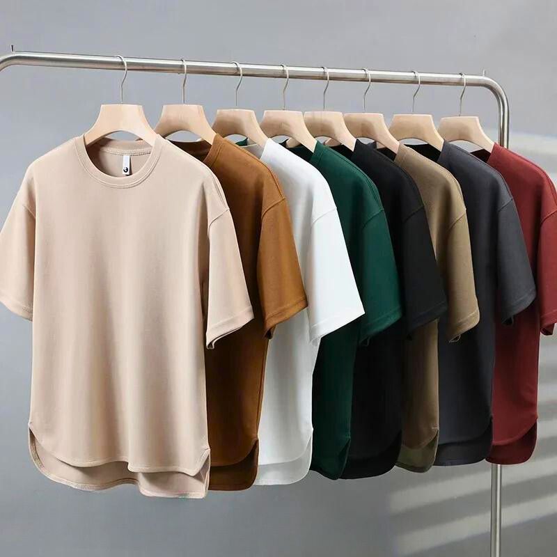 Herr Sommaruppsättning Tvådelad Snygg Design i Bomull 6