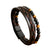 Unisex Armband Set Flätat Konstläder med Pärlband 1