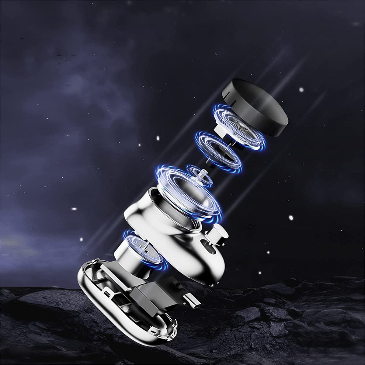 Bärbar elektrisk rakapparat