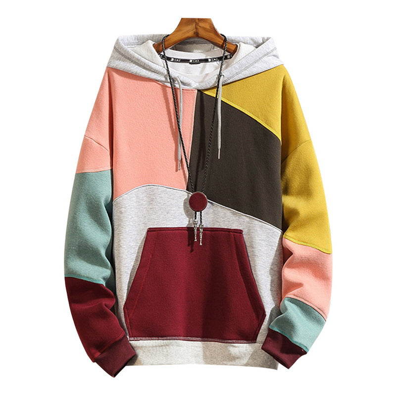 Variant image for Hoodie Herr Avslappnad Design Mjuk Bomull-6
