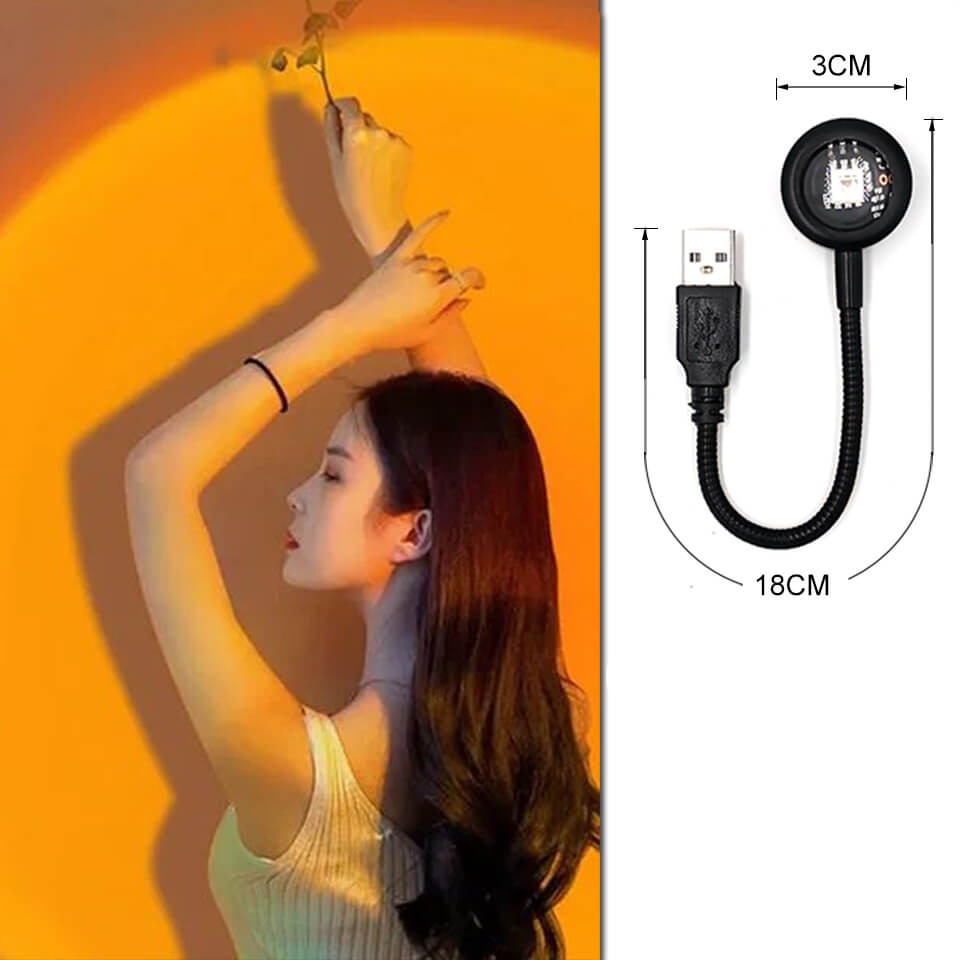USB LED-lampa för omgivningsbelysning