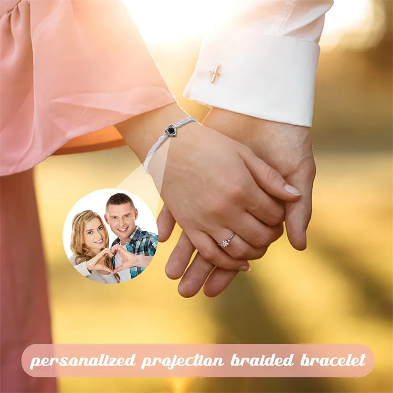 Fotoprojektion Hjärta Armband - De bästa minnena i ditt armband