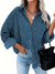 Variant image for Dam Oversized Skjorta Grön Corduroy Mjuk Bomull-21