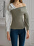 Dam Asymmetrisk Topp Modern Design Mjuk Tyg Festtoppar-2