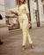 Dam Jumpsuit V-hals Elegant Kvalitetsblandning