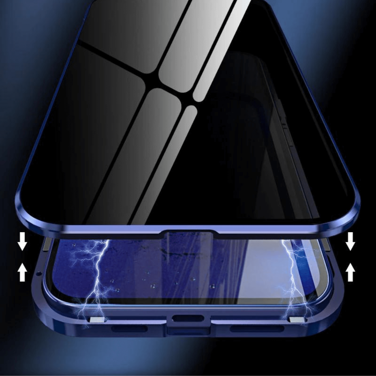 Anti-Spaning Magnetisk Telefonväska