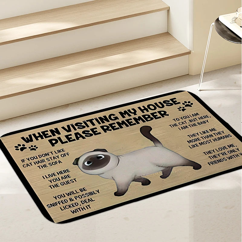 Katt Välkomstmatta - För alla kattälskare