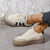 Dam Sneakers Modern Design Lätta Material-3