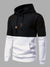 Variant image for Hoodie Herr Våffelmönster Modern Design Mjuk Tygblandning-1