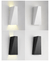 Minimalistisk geometrisk vägglampa