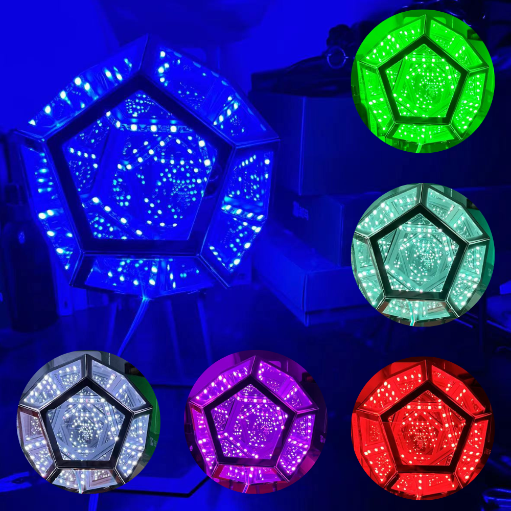 3D Geometrisk Nattlampa