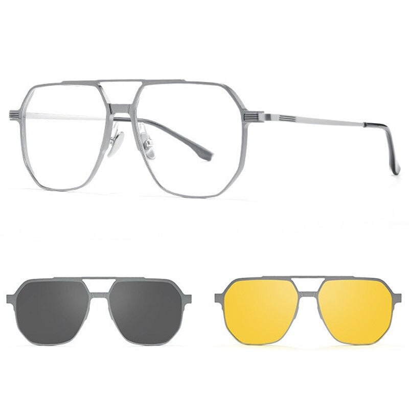 3-i-1 Magnetiska Polariserade Solglasögon