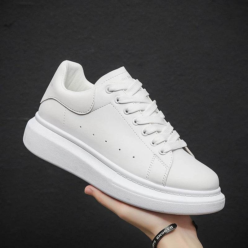 Herr Sneakers Urban Stil Läder Ergonomisk Komfort 5