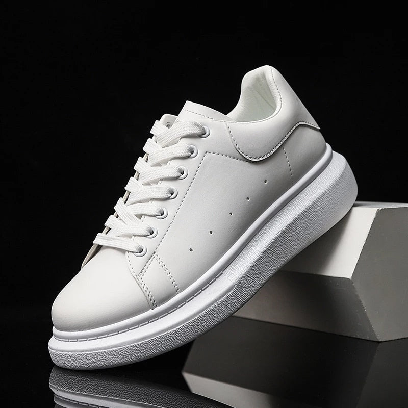 Herr Sneakers Urban Stil Läder Ergonomisk Komfort 3
