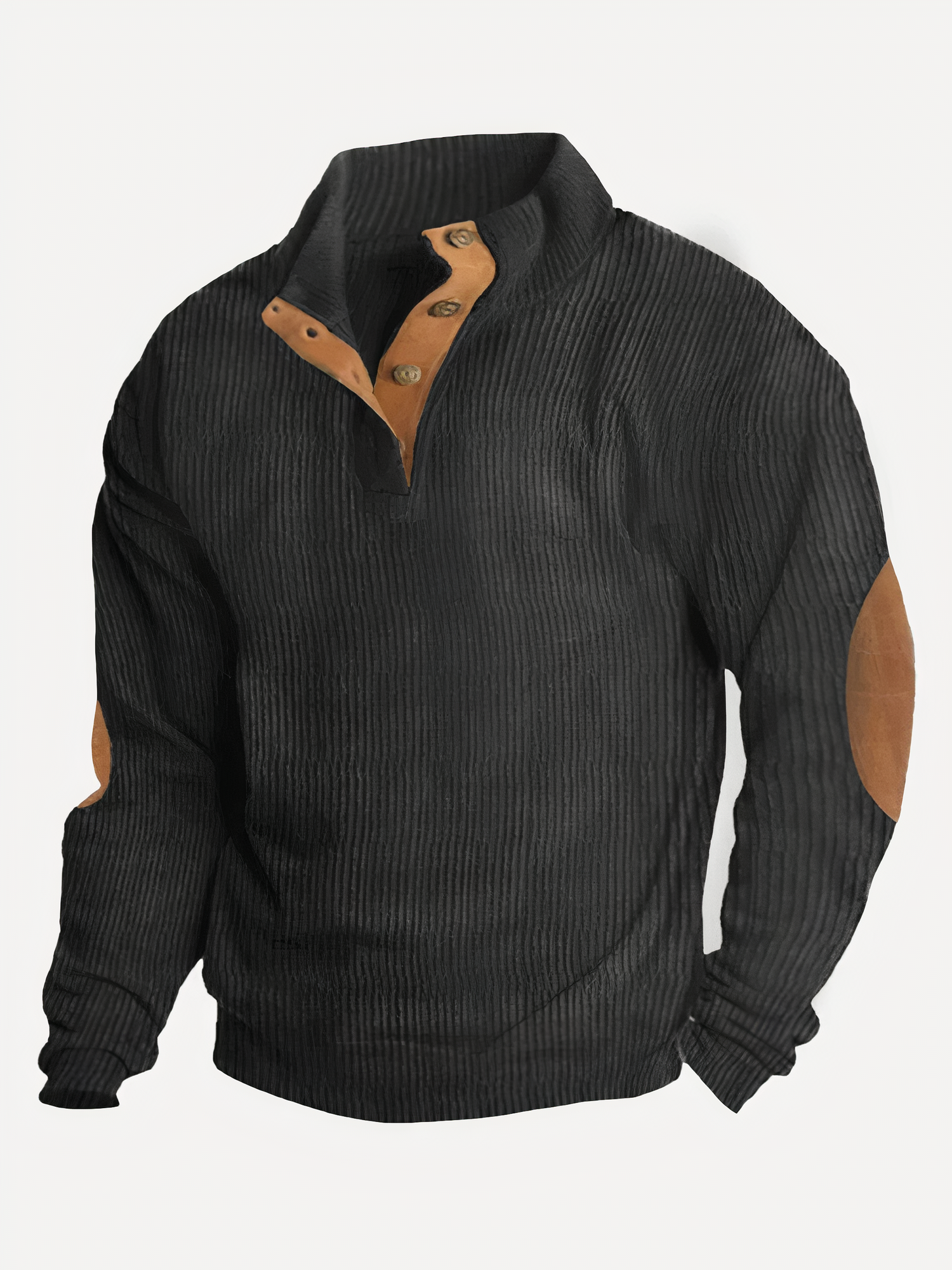 Variant image for Herrtröja Färgkontrast Modern Stil Mjuk Bomullsmix-9